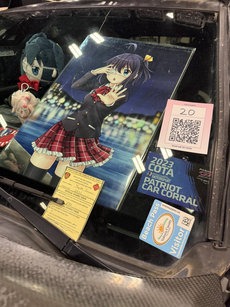CulturedGarage's tweet photo. I found a Rikka poster at San Japan, officially a great con now 🙏 https://t.co/dFH6DecLTJ