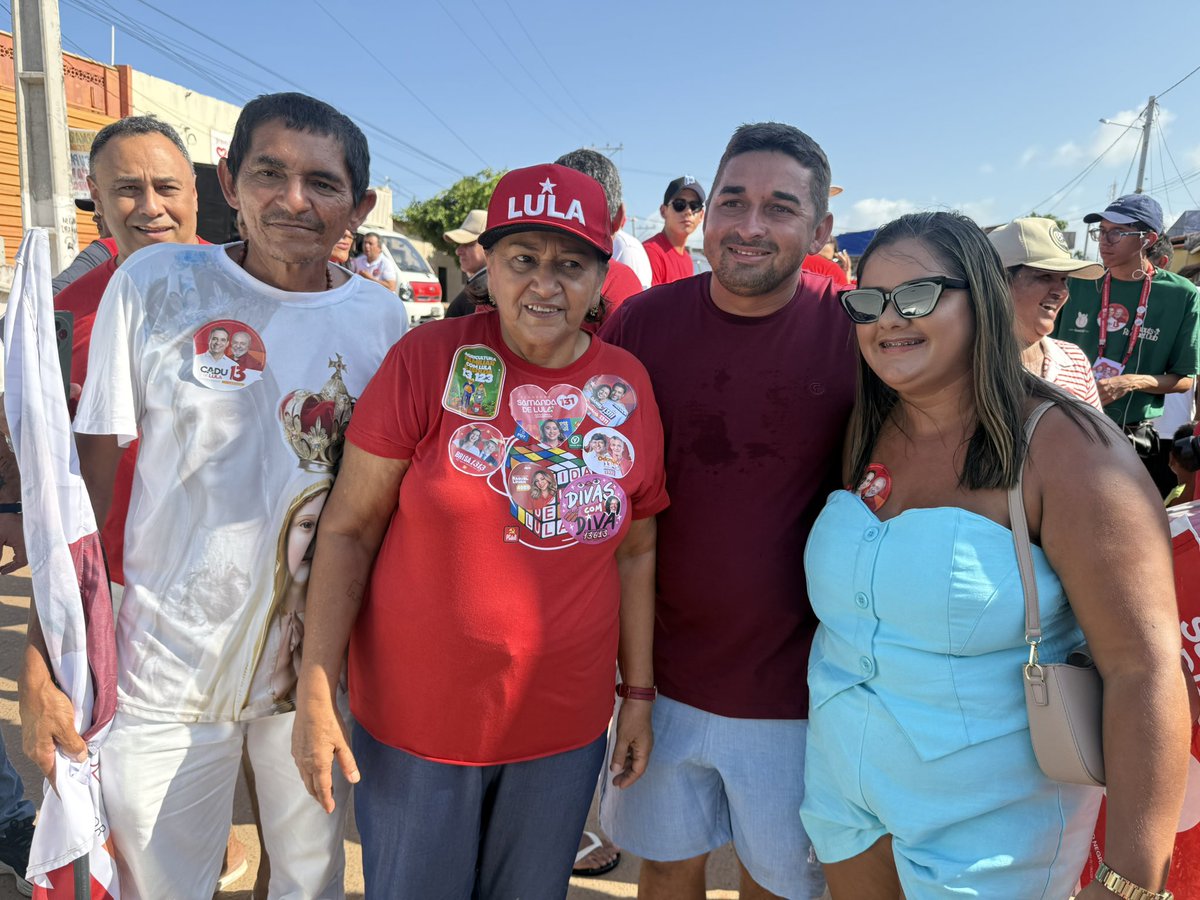 fatimabezerra's tweet photo. Rio do Fogo está dando seu recado!

É Cadu de Lula! É o tetra do presidente Lula! Com toda a sua energia e sua consciência política, o povo sabe o que é melhor para o RN. É 13! https://t.co/m1uRk5G5iG