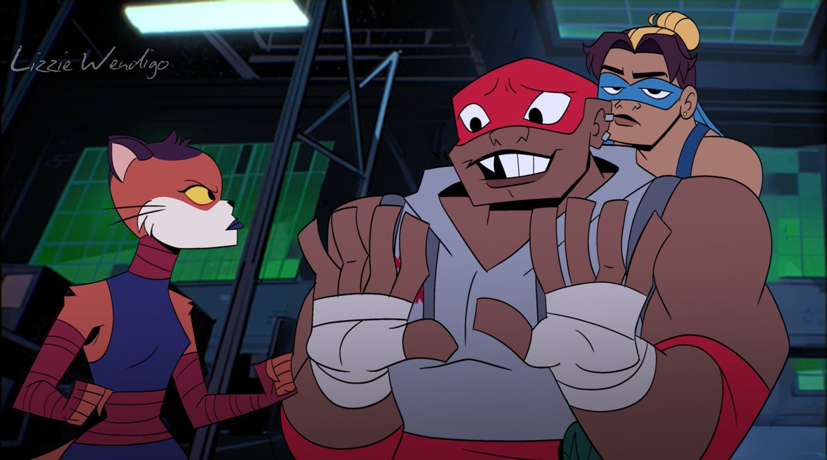 DamaWendigo's tweet photo. I’ve already made a lot of "reverse AU" fan art based on the movie, and now I’ve made some based on the show. I love doing this; I'll do it more often.
#rottmnt #SaveRiseoftheTMNT #RiseSeason3 #rottmntfanart #rottmntleo #rottmntraph #rottmntdonnie #rottmntmikey  #rottmnthumanau https://t.co/ZkOecIsJ61