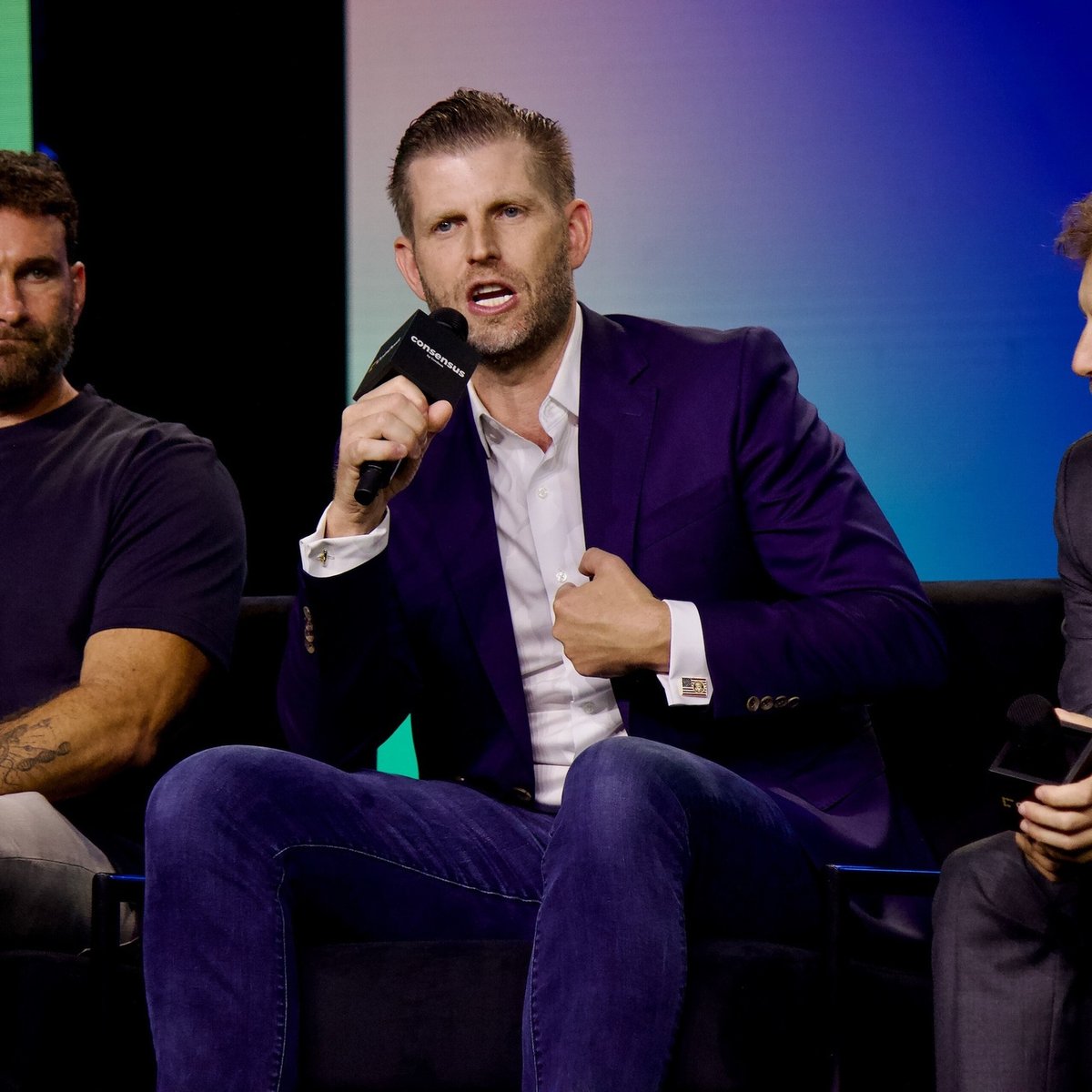 CoinMarketCap's tweet photo. LATEST: 📈 Eric Trump told WOLF Financial that he "will ride BTC forever" and believes in it "as much as I believe in anything." https://t.co/2GnlzubNNL