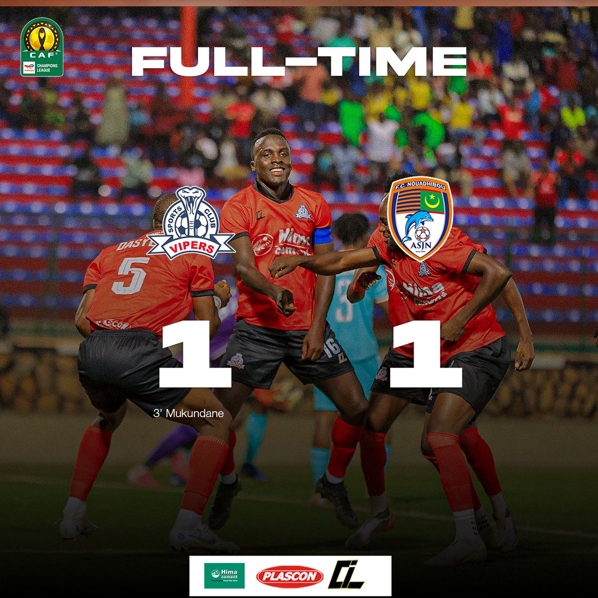 VipersSC's tweet photo. The contest ends in a stalemate.

#TotalEnergiesCAFCL || #VenomsUpdates || #OneTeamOneDream || https://t.co/nBdTCzYS2X