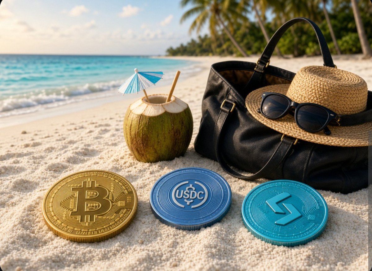 noctellesz's tweet photo. @BitgetPL 🏖️ Beach pack: $BTC $USDC $BGB

$BTC for the long hold. $USDC for the drinks and jet skis. $BGB because it’s Bitget’s beach. 😎🌊

Vacation bag, not a thesis.

@BitgetPL what do you think?

@theekuchhi @prizeninjax @ErenViky https://t.co/hQ4fegnxEV