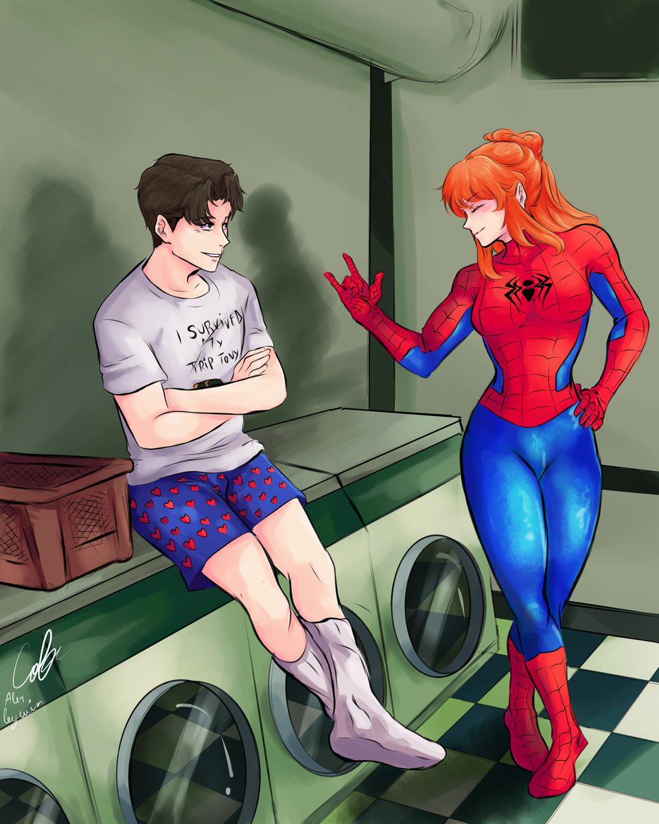 Alelekarts's tweet photo. Commission @/MossuNoAH 

#spidermanbrandnewday #SpiderManUnNuevoDía #spiderman #jeangrey https://t.co/CMcH9bDWzI