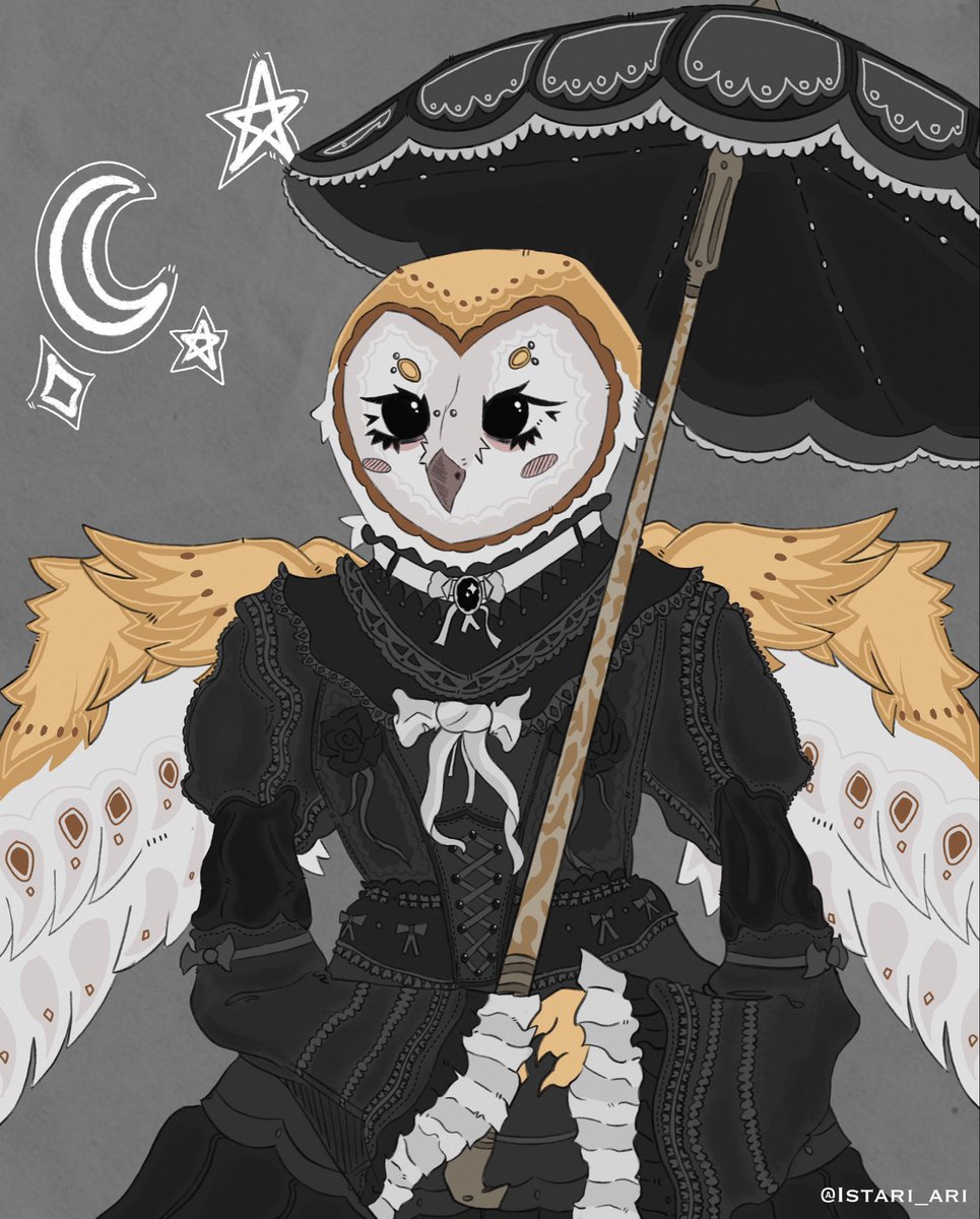 Istari_ari's tweet photo. 🦉 🕯️ 

My gothic barn owl oc :3

#furry #furryart https://t.co/wo0y8hXlDT