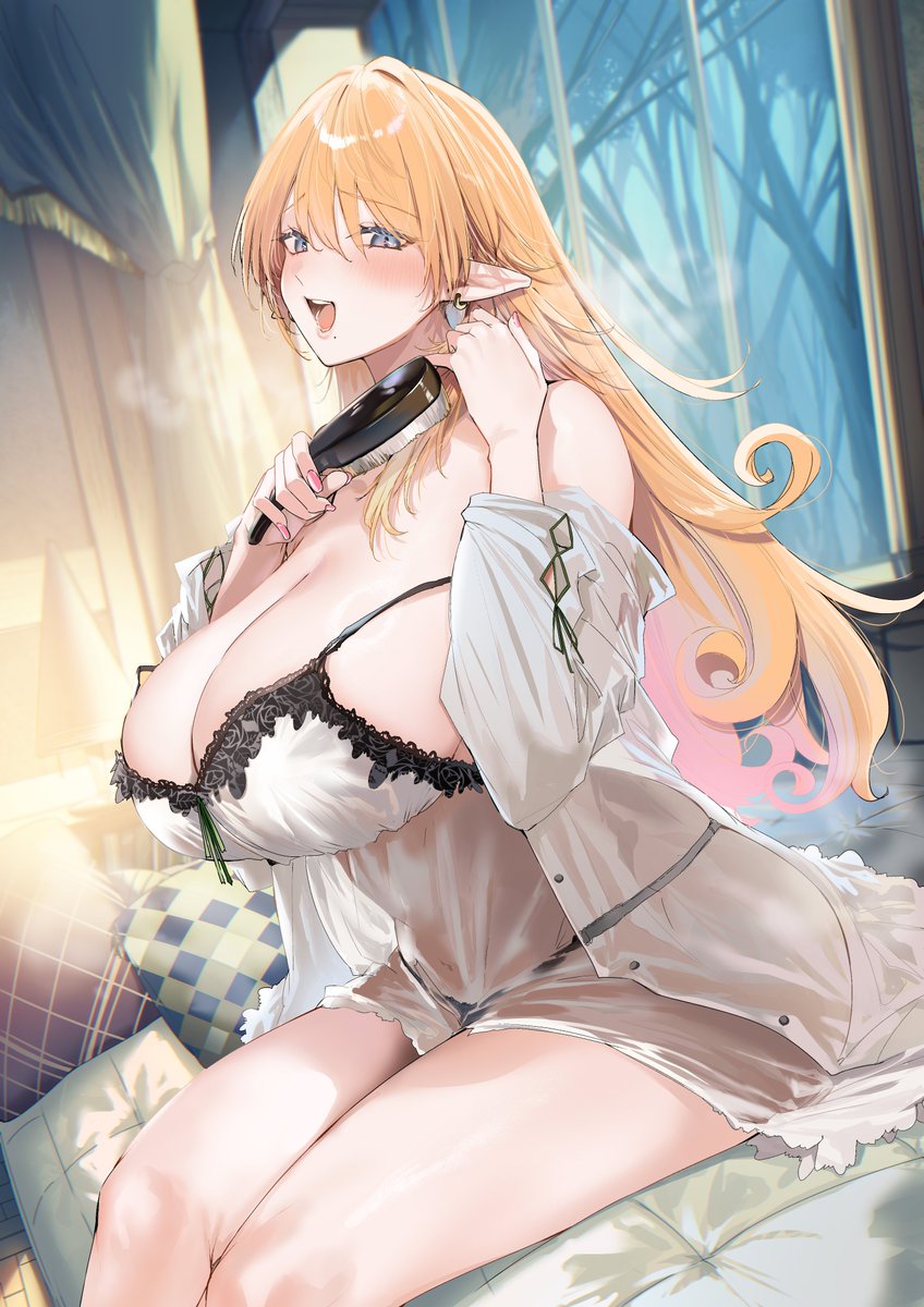 fantasia_bunko's tweet photo. 私は、異性として意識しています。
これが恋というものなのでしょう

-------

追放されたら能力覚醒!?
でもパーティーのエルフお姉さんは、絶対に俺を離してくれない!?

そんな好感度上げまくりファンタジーラブコメ
「俺の追放されたい願望、全員に好かれて叶わない」

9月18日発売！

本イラストを使用したタペストリーがセットの
ゲーマーズ限定版！

予約↓
https://t.co/S5ThGsfZaW