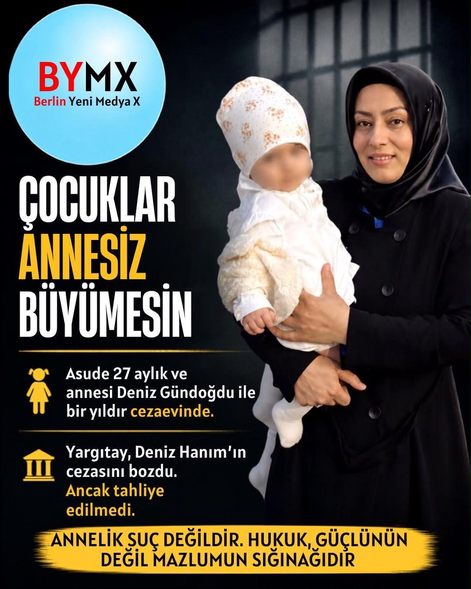 ciceem_35's tweet photo. Bebekli annelerin yeri cezaevi değildir ‼️

Çocuklar AnnesizBüyümesin 

#FBvBJK
Serhat Kılıç
Fenerbahçe-Beşiktaş https://t.co/aKRq9an1z8