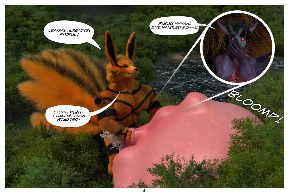 IonwingFurry's tweet photo. @RoninDevilshark Well, that woudl be all of this insanity of a comic <3. Somebody really should stop Kurama, he is such an evil bastard... https://t.co/hvk9qGjdqC