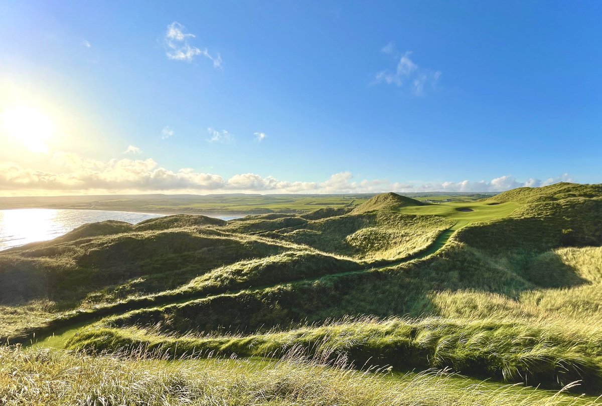 MattGinella's tweet photo. What a gift: Coffee, Lahinch and Walker Cup. Other than that, nothing to see here.

My Top 10 in Ireland/N. Ireland:

1. Lahinch (pic 1)
1A. Waterville (pic 3)
3. Royal County Down
4. Portmarnock (pic 2)
5. St. Patrick’s (pic 4)
6. Portrush
7. Ballybunion
8. Adare Manor
9. Tralee
10. Ardglass

And then there’s Carne, Enniscrone, Ballyliffin, Old Head, Old Tom, Portumna…and so much more.