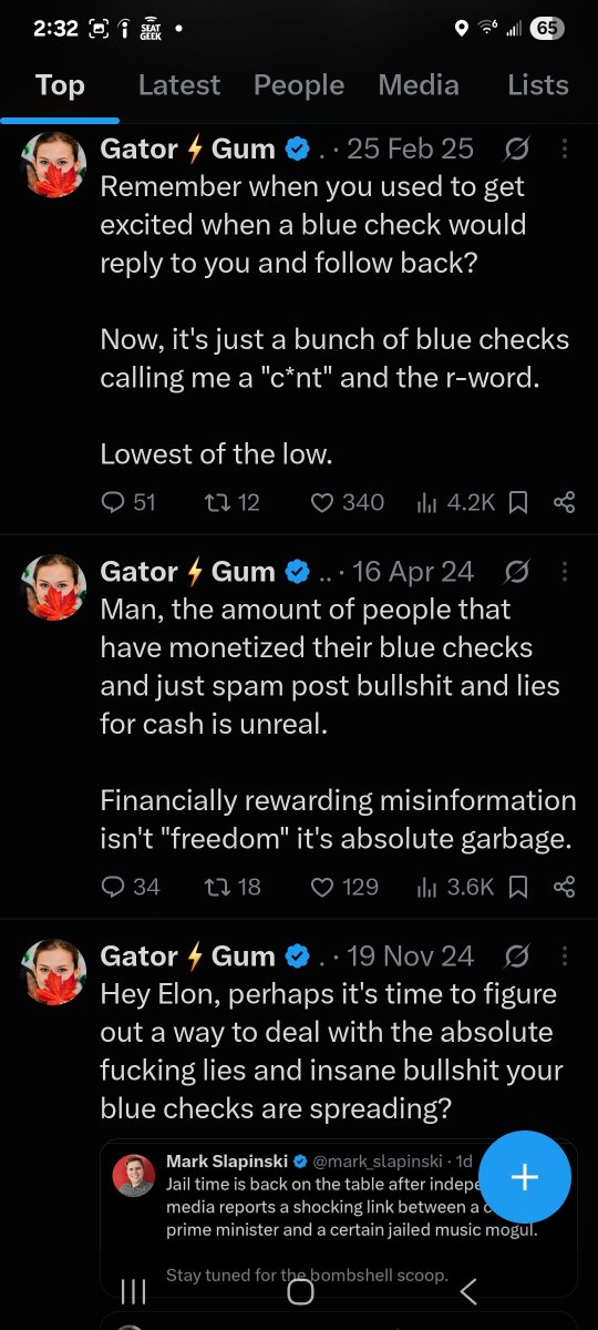 InfctusPrototyp's tweet photo. @gator_gum Whats up blue check Baiter_Dumb! That posts lies Lmfao hypocrite! https://t.co/WYagWOS3TZ