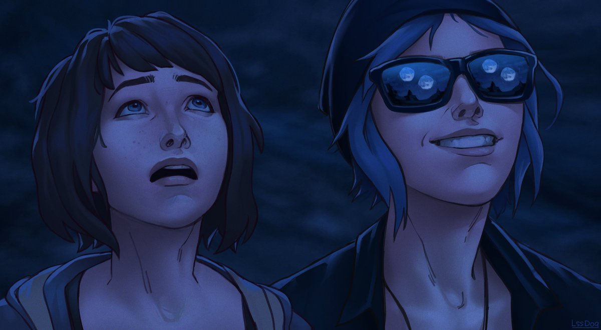 _LeglessDog_'s tweet photo. —What is that? Jesus, Chloe, look up at the sky!
—Beautiful, I don’t give a shit.😎
#lifeisstrange #maxcaulfield #chloeprice https://t.co/EJWHz8VKZv
