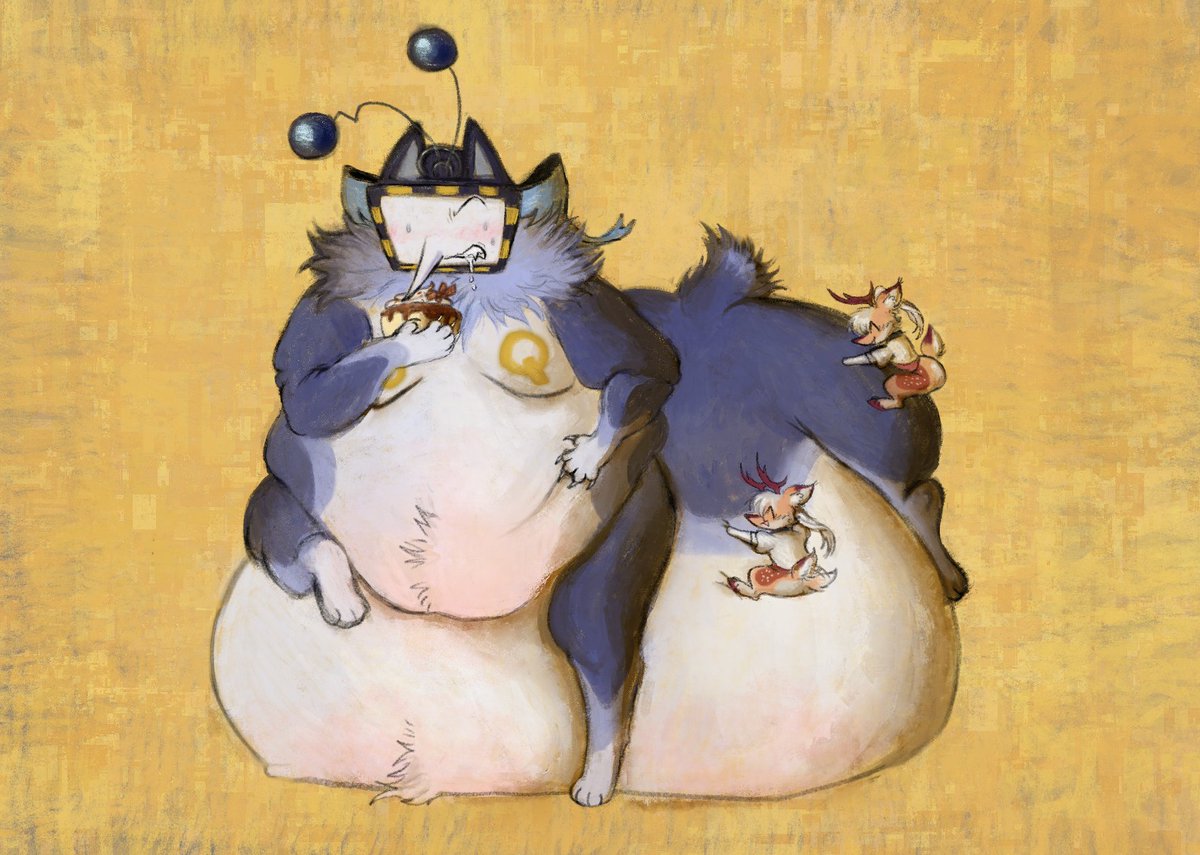 calciumcortex's tweet photo. Fatass creature with two stomachs for @RockieFunhouse
#deltaruined #tenna https://t.co/GUvNpy1Dog