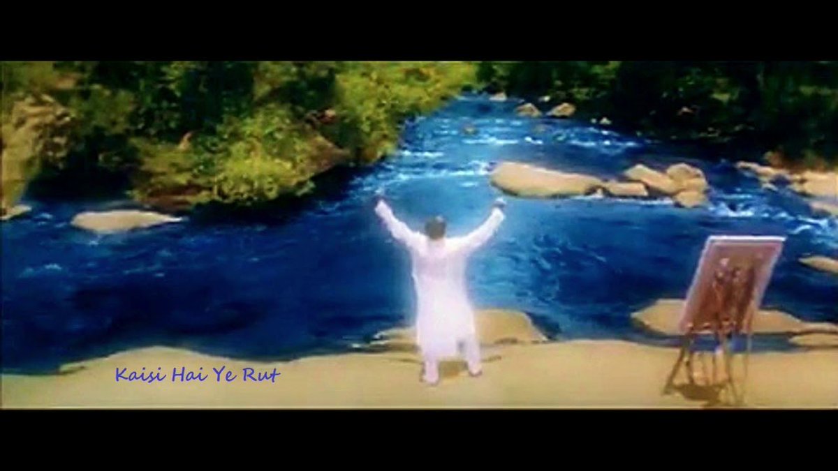 nofilter_kaapi's tweet photo. I was today years old when I realized that the song Kaisi hai ye rut is a painting.

#dilchahtahai https://t.co/oV3qKlxdDW