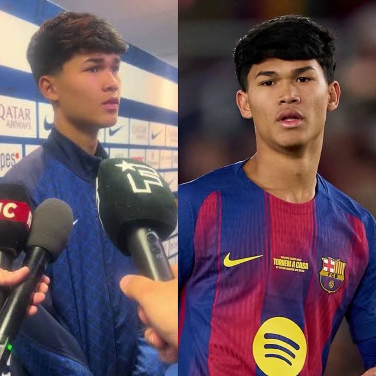 chimaobi_saint's tweet photo. 🚨🎙️ REPORTER: “Dro, you left Barcelona in January because you wanted more minutes and believed PSG would give you the chance to develop. Now you’re facing another spell on the bench. Looking back, was leaving Barça a mistake?”

🎙️🇪🇸 DRO FERNÁNDEZ: “I don’t know… maybe.”

🗣️ “At the time, I believed it was the right decision for my career. I wanted to play more and grow, but football doesn’t always work exactly how you imagine. Now I can only keep working and see what happens.”

💔 A decision that suddenly looks very different.