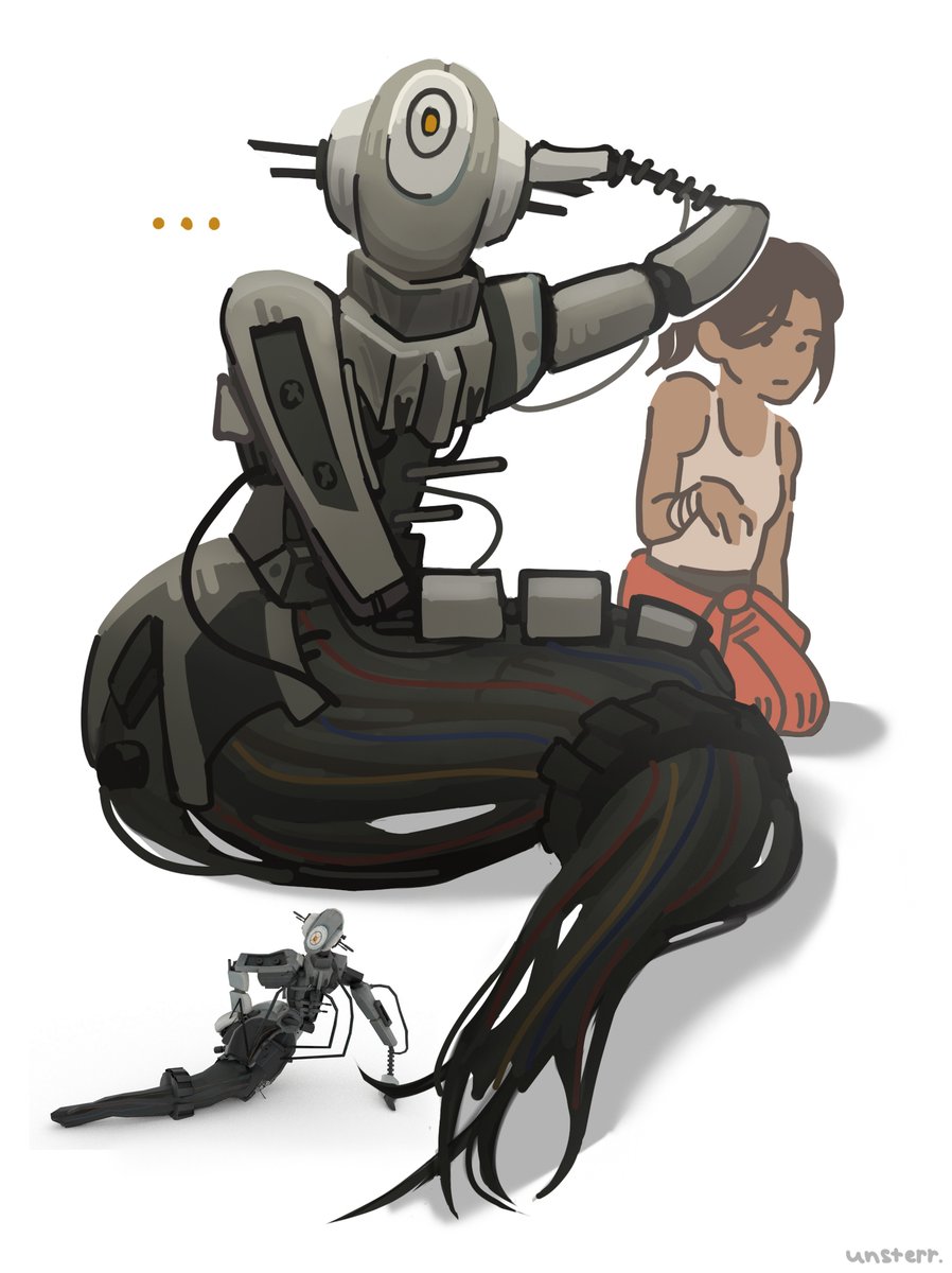 unsterr_'s tweet photo. Beta GlaDOS
#portal #portal2 https://t.co/8H7i5dYaeS