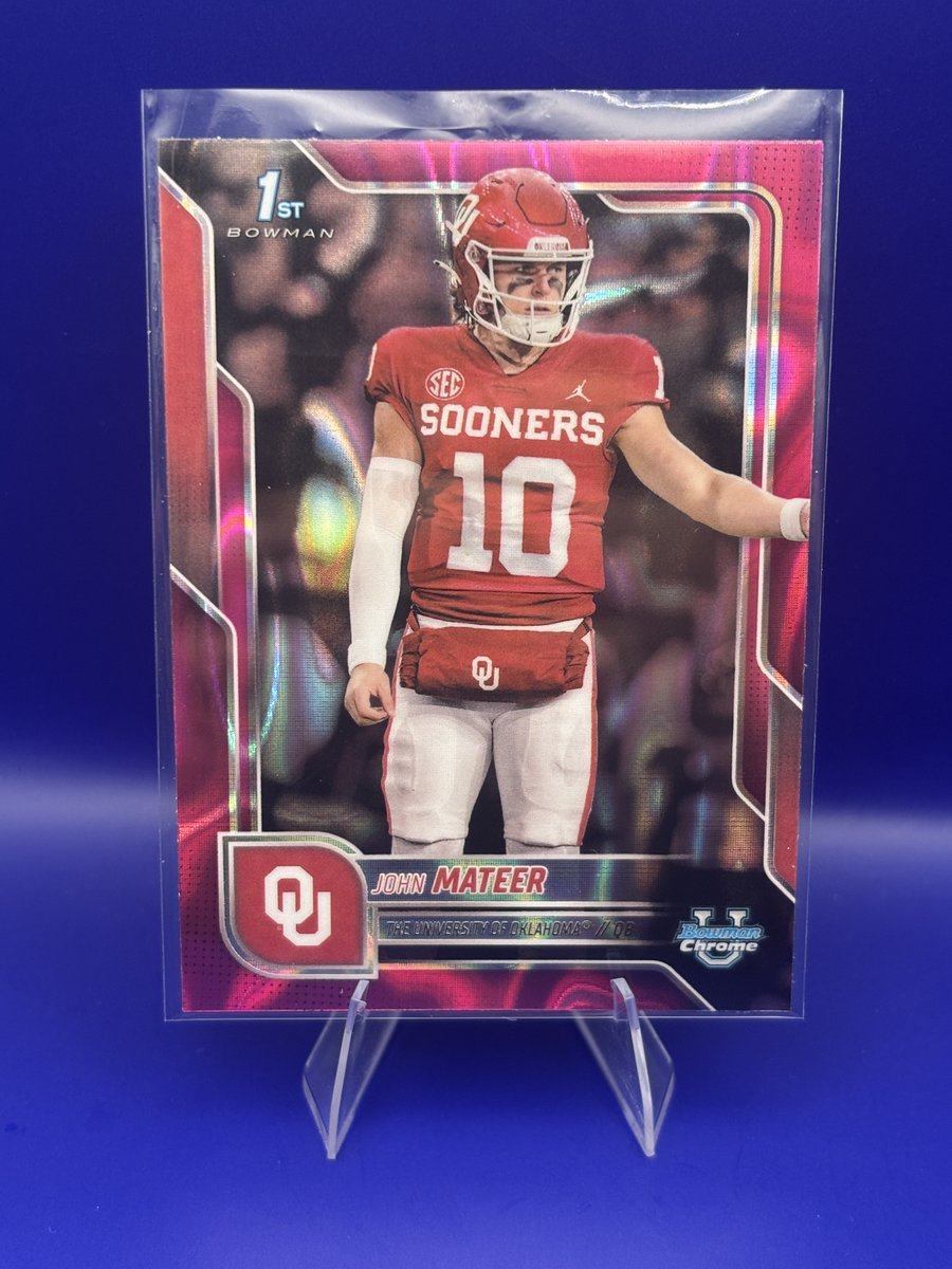 shopptcripz's tweet photo. @Gbpoker0710 It's Saturday and College Football is back! 🏈 @shopptcripz is loaded with some of the Best in Bowman U from across the nation, and so much more. Come on over this weekend and let's strike some deals!🤝 ebay Shop #PTCRipz: https://t.co/PRObP7rh7f #RipResponsibly #CFB #Bowman https://t.co/FpHnJEBbE3