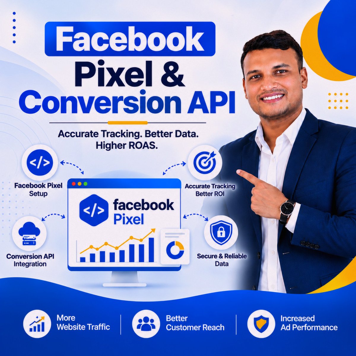 anisur97's tweet photo. 🚨 Is your Facebook Pixel &amp; Conversion API tracking working correctly?

🖇️ I provide complete tracking solutions:
📩 Contact me now or comment your tracking issue.
#FacebookPixel #ConversionAPI #GTM #GA4 #FacebookAds #DataTracking #DigitalMarketingBD https://t.co/uvqfrSZcJb