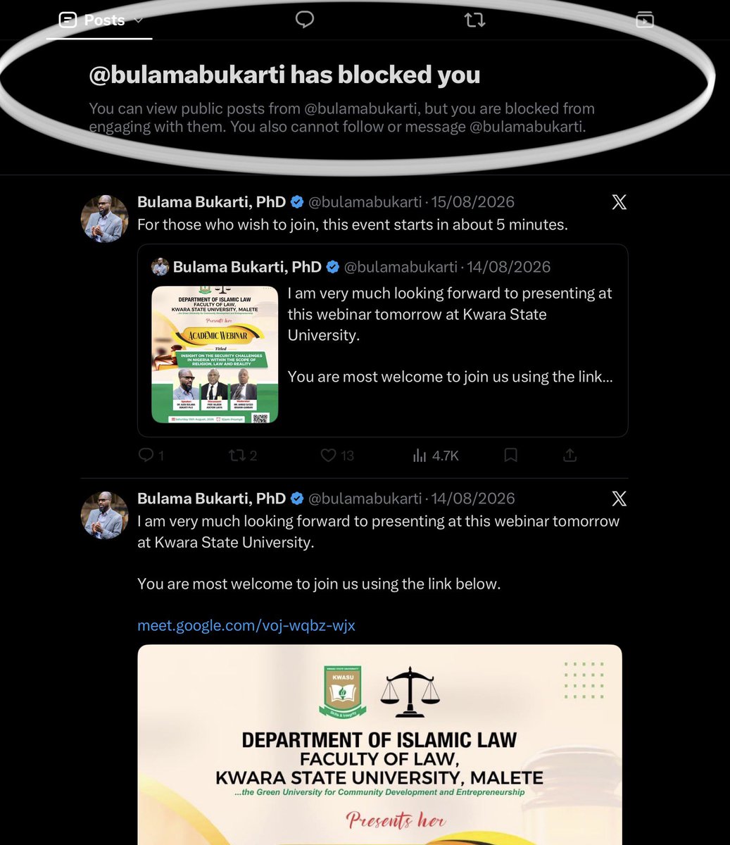 ishakaa's tweet photo. 📌📌📌📌📌📌

Is it a coincidence that @JaafarSJaafar and @bulamabukarti who were the most prominent opposition activists and critics of President Buhari from 2015-2023 have not posted anything concerning the lies of Christopher Gwabin against @elrufai and the escalating insecurity under the regime of T-Pain & Christopher Gwabin?