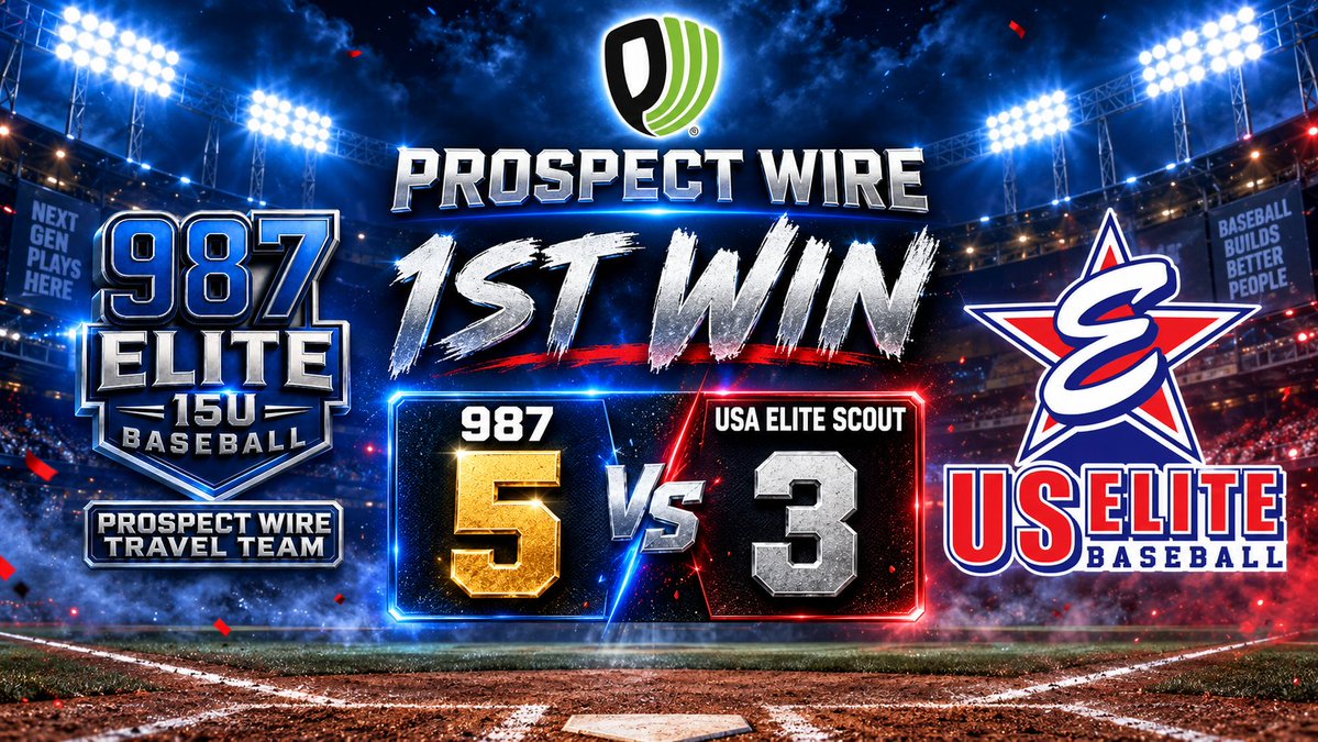 987Elite's tweet photo. First day 
@ProspectWire https://t.co/f0fv3kxF6D