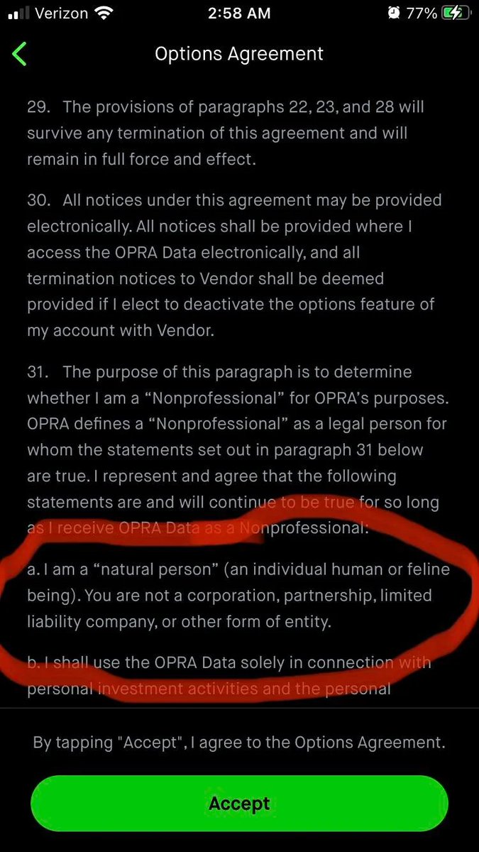 genyrational's tweet photo. I MAY HAVE JUST FOUND SOME INSANE ROBINHOOD LORE, 

I've looked through old WSB reddit pages and have just found really good - 4 years ago someone posted the robinhood options agreement which stated 'Robinhood allows cats to trade'

The term says (an individual human or feline being)

https://t.co/YFgcZUaBse

With that said, on Solana we had apeonfone run to 10's of millions in market cap but we've had no robinhood equivalent?  

Robinhood originated as a mobile-platform before anything and the main runner is of course cashcat, so what if we put two and two together and create catonfone

$fone - catonfone
