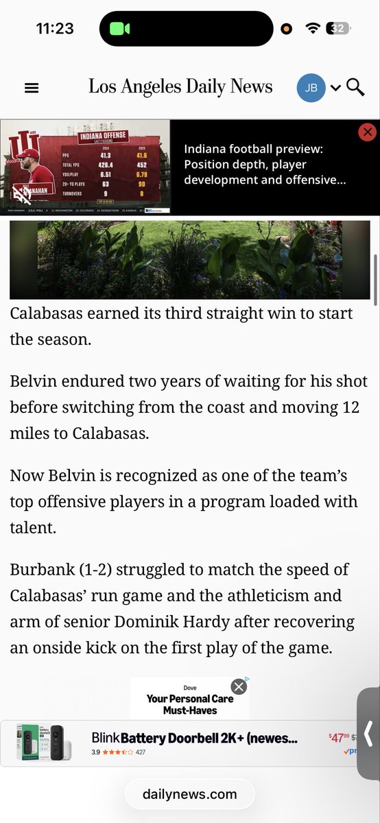 jessebelvin09's tweet photo. 3 tds and a 2 point conversion from last nights game against Burbank!! https://t.co/RBo1kVAIfz