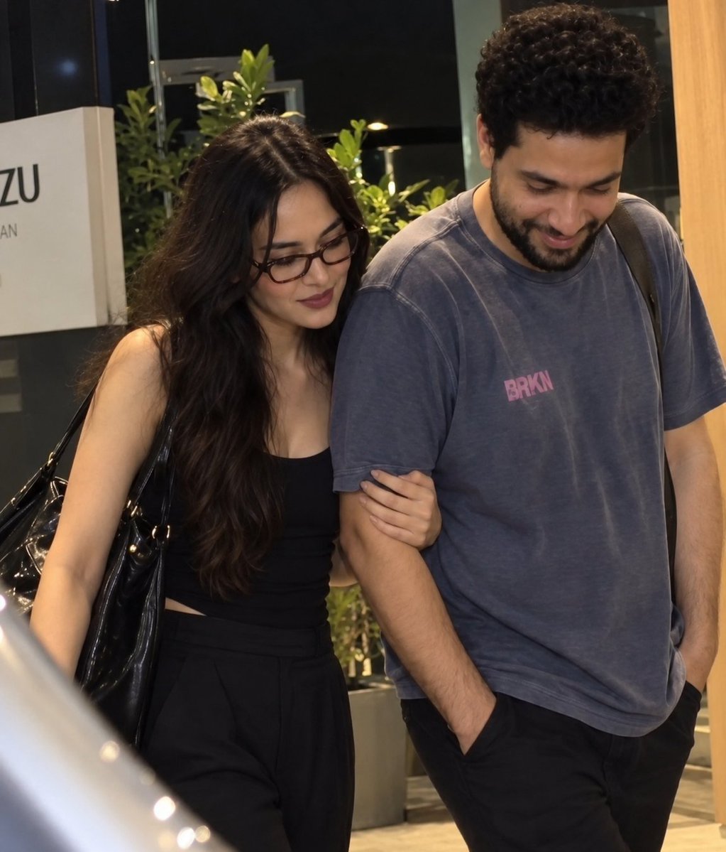 JasperTheory's tweet photo. This isn’t Sharon with Samay Raina. The image is AI-generated, so the whole “are they dating?” claim is misleading. https://t.co/eOeeUp3Udz