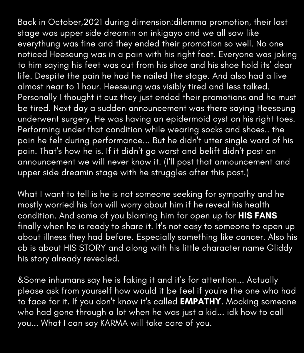 bambi_baekgu's tweet photo. Since some of you don't know about Heeseung, i remember something happened to him when he was in ENHYPEN. https://t.co/sXbBjUULqG