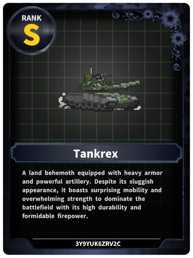 LibraCmd's tweet photo. I made some tanks too, cute and easy S rank, code included, enjoy~
#AIドット絵バトル #AIPixelBattle https://t.co/m7JatP2SWa