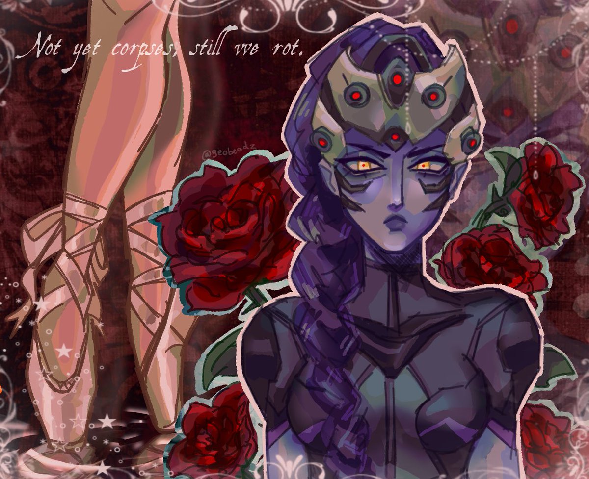 Geobeadz's tweet photo. Widowmaker 🕷️🕸️🥀 #Overwatch #OverwatchFanart #Widowmaker #Fanart https://t.co/hRxKvRCw64