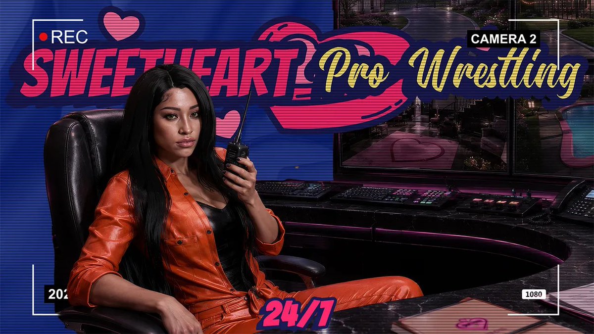 SPWSweethearts's tweet photo. After that whole "murder" incident, Sweetheart Mansion has cameras. Every room. Every hallway. Every hour.  

What could possibly go wrong?  

📹 New episode will be released LIVE on Twitch 
Tomorrow | 2pm PT | https://t.co/UZtRSlhLnN https://t.co/3DPpTTeWNB