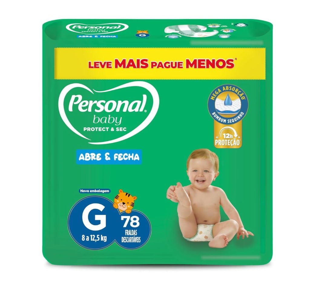 Thaiskellymami's tweet photo. Fralda Personal Baby Protect&amp;Sec G 78 unidades

R$ 51,70 (0,66 a tira) 
Selecione o cupom de desconto que aparece abaixo do preço 

🔗 https://t.co/N9VyOf1RUV

- Selecione "Comprar com recorrência"
- Confira o valor lá na tela de pagamento

Anúncio https://t.co/9CoQMOyOkU