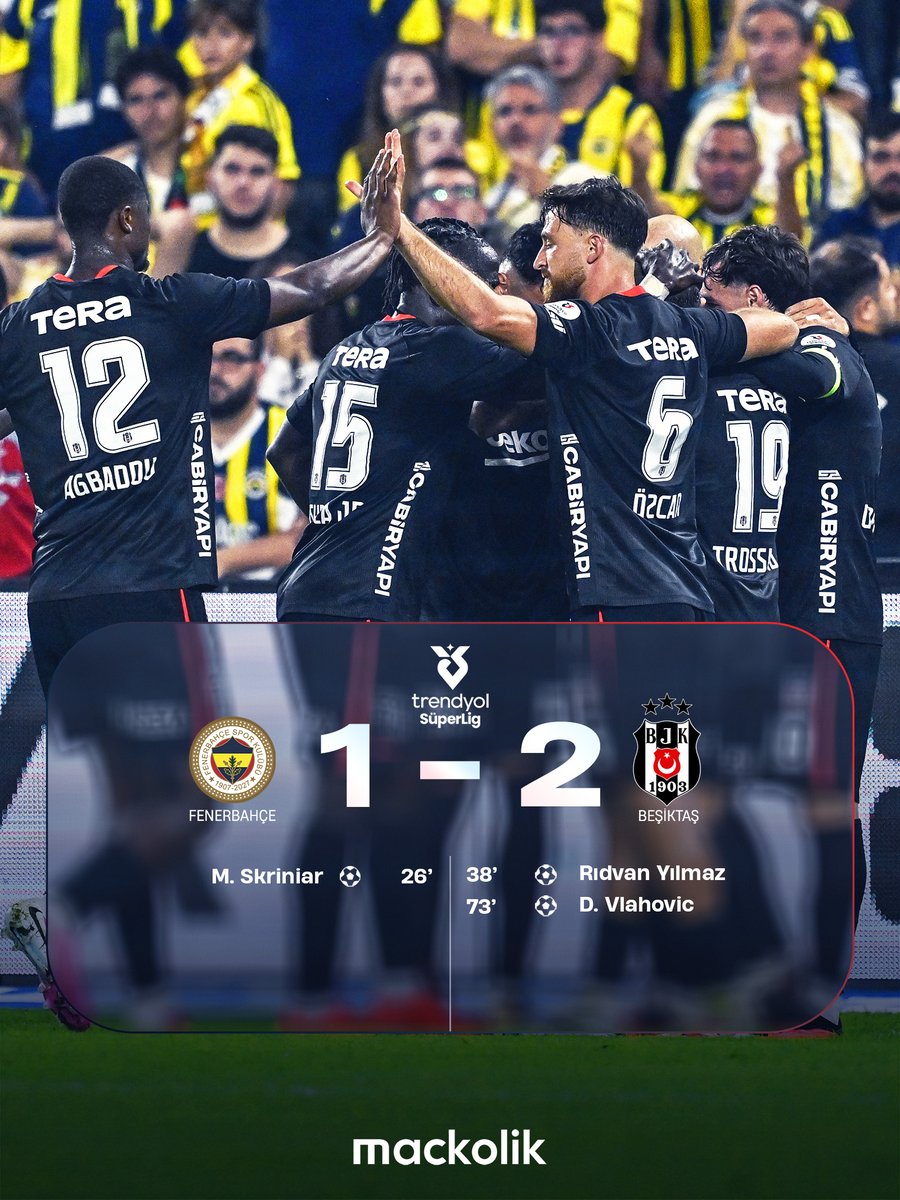 mackolik's tweet photo. Derbide kazanan Beşiktaş! https://t.co/7LcRqZU2bD