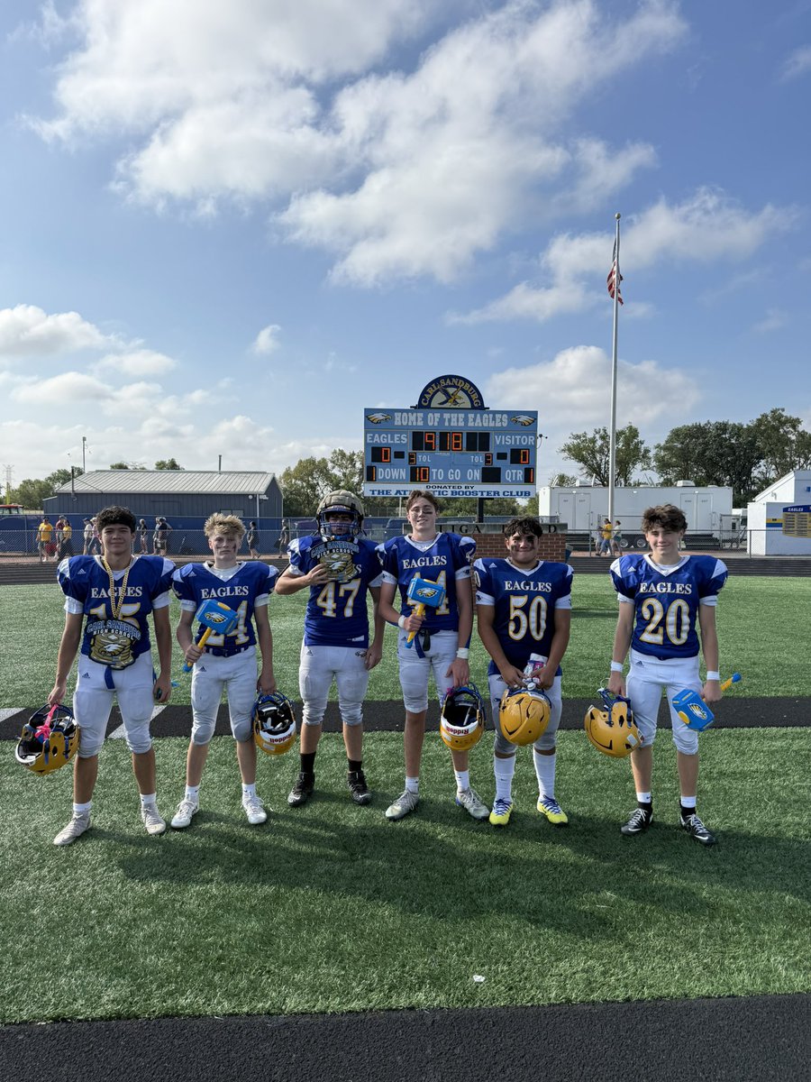 SandburgEagles's tweet photo. Lower levels complete the program sweep!
Varsity 37 - 14
Sophomore 36 - 8
Freshmen 17 - 0
π§Ήπ§Ήπ§Ή
#Team72
#FlyWithUs π‘π΅π¦
π https://t.co/gj4D1ZuEbC