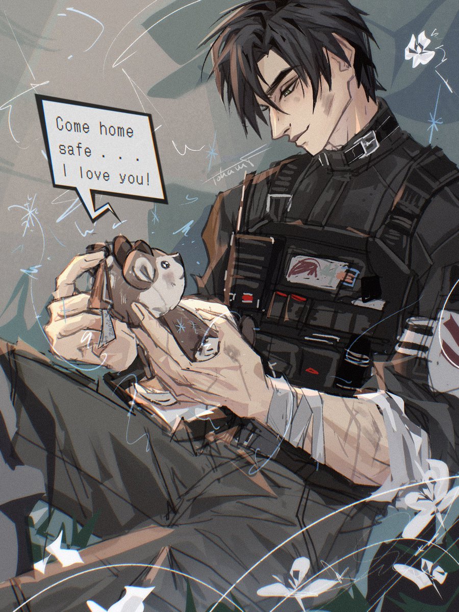 tokamiart's tweet photo. Using his evol to keep his little present clean🥺❄️
Our lovely doctor always makes sure that we’re okay, this time it’s our turn!💜
#zayne #loveanddeepspace #loveanddeepspacezayne https://t.co/tMvBqWioE4