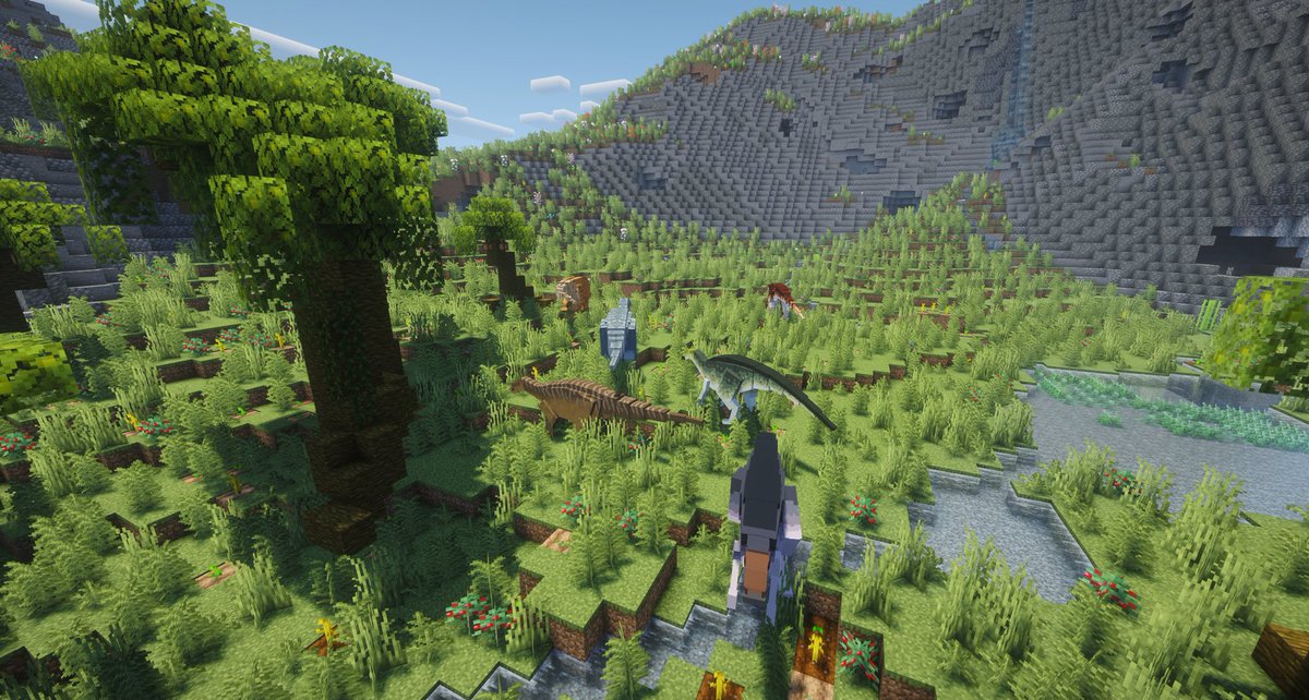 Jurassic_Reborn's tweet photo. Introducing the Iguanodon, Hadrosaurus, Pleuorceras, and Ouranosaurus! 
Reintroducing the Alvarezsaurus, Crassigyrinus, and Segisaurus!
New Skins for (Stegosaurus, Lambeosaurus, Corythosaurus, Edmontosaurus, Dimetrodon, and  Dilophosaurus)
Coming to you today!
(More 📸 below!) https://t.co/WgYuIPmoA3