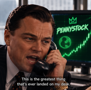 Pennystock_RH's tweet photo. This $Pennystock is by far the greatest thing that's ever landed on my desk https://t.co/Z8A0qEUZOB