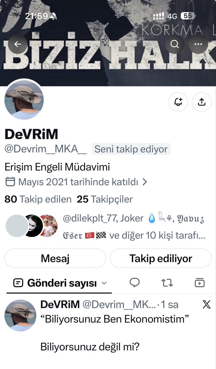 AliYaman_06's tweet photo. Erişim engeli olan dostumuzun yeni hesabına destek olalım arkadaşlar…..

🫡🫡🫡🇹🇷🇹🇷🇹🇷

@Devrim__MKA__ https://t.co/JMr6yc7klU
