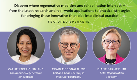 MayoClinicPMR's tweet photo. We invite you to join the Association of Academic Physiatrists (AAP) and the AAP Regenerative Rehabilitation Consortium (ARRC) for Regen Rehab '26, October 22-24, 2026, in Rochester, Minnesota.
#mayoclinicpmr @AAPhysiatrists #regenmed #physicalmedicine https://t.co/TbDnCSMWtx