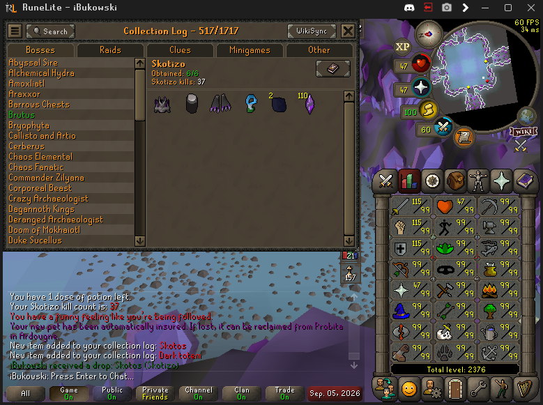 bukowski_i's tweet photo. Finished log in 1 kill - Pet &amp; totem https://t.co/ckYZndmpql