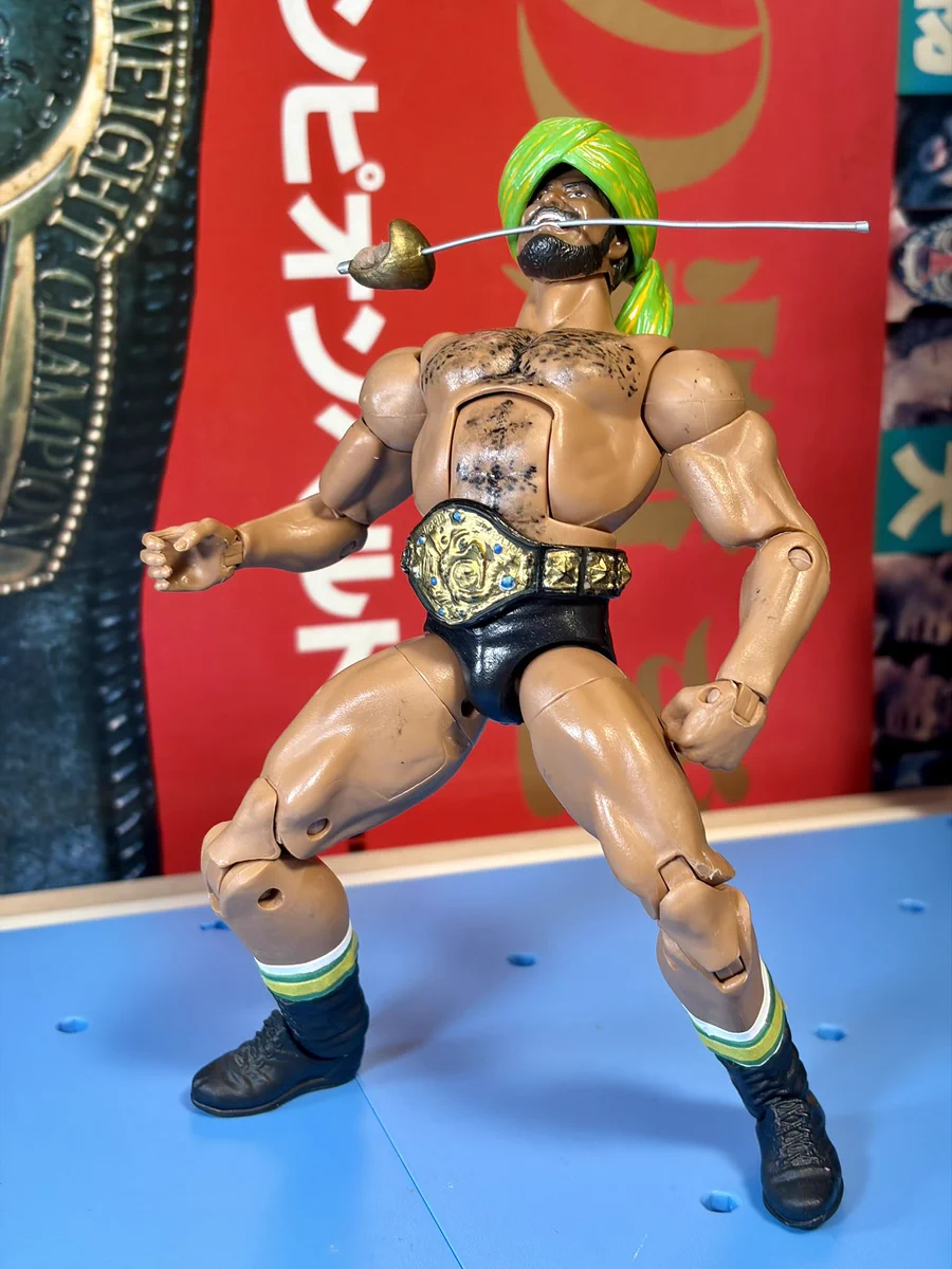 WWF ザ・ロック フィギュア 約15cm チャンピオンベルト付き コイコイネバーランド on X: 