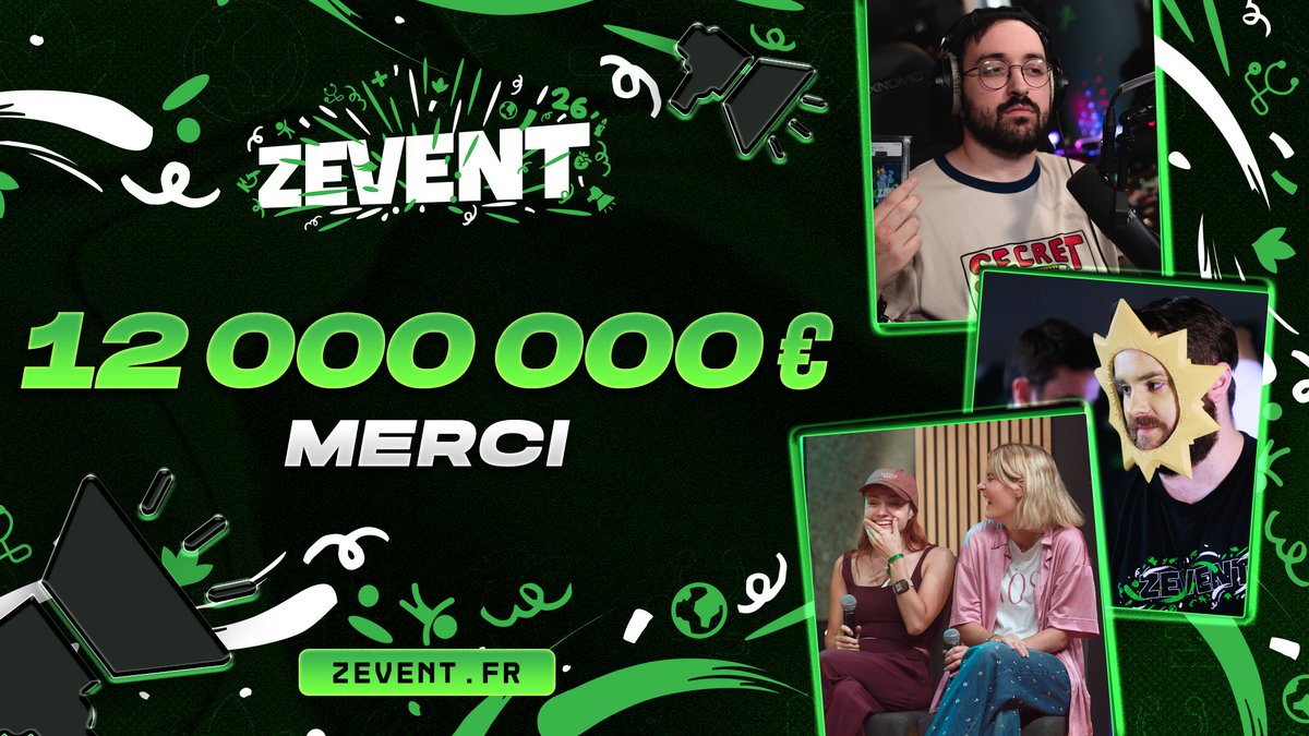 ZEVENTFR's tweet photo. DOUZE MILLIONS D'EUROS !!!!! https://t.co/7GBxjNfJxC