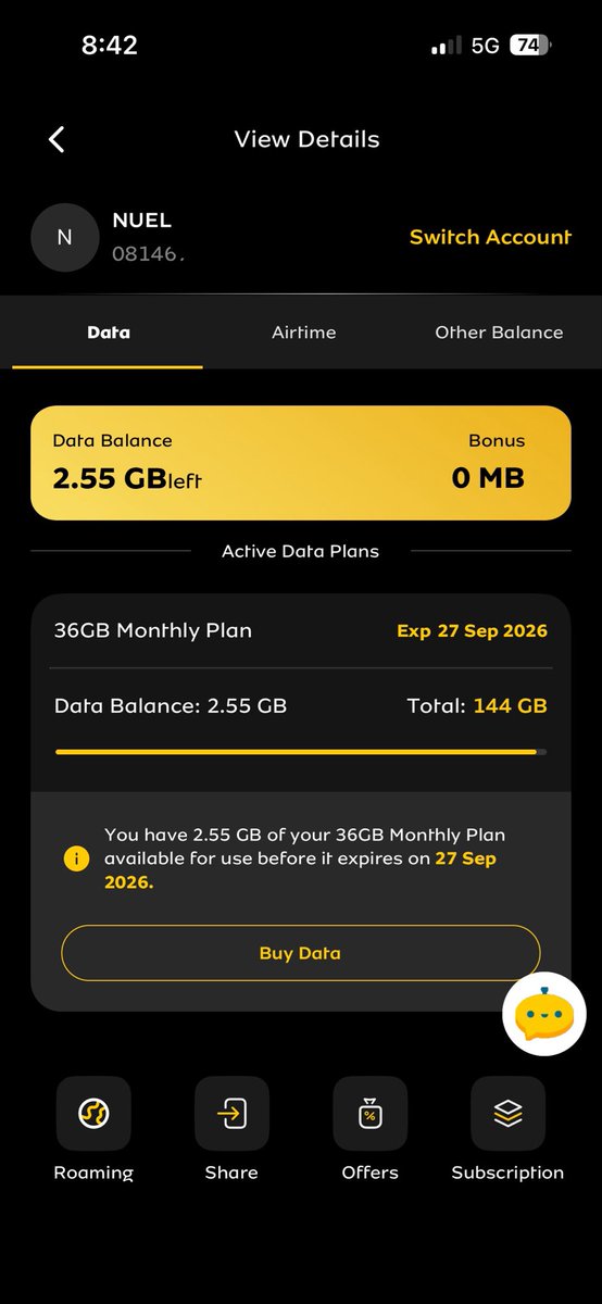 _just_Nuel's tweet photo. Frame1: Me crashing out after realizing I didn’t get same 72gb for the 11k plan I did earlier. See date!
Frame2: Had someone top up my airtime balance with 9k cause I had just 2k airtime in balance then. See date again!
Frame3: data balance tonight. https://t.co/0y5mS8oUvQ