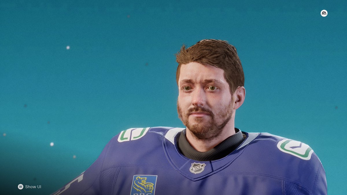 TestOnAQuest's tweet photo. Vancouver Canucks face scans in #nhl27 #VancouverCanucks https://t.co/QmGiP9jzJw