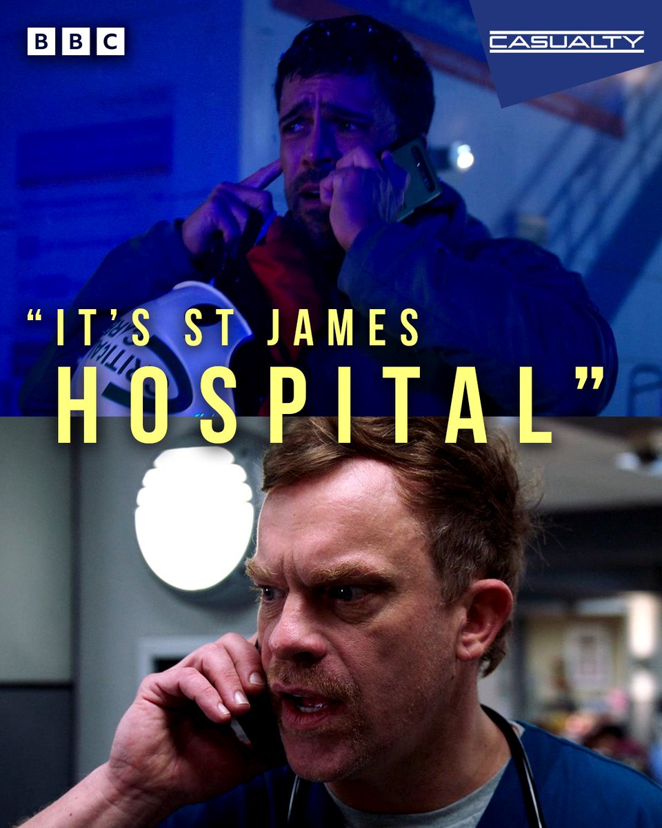 BBCCasualty's tweet photo. The pressure is on! #Casualty40 https://t.co/tdyhnNHBrz
