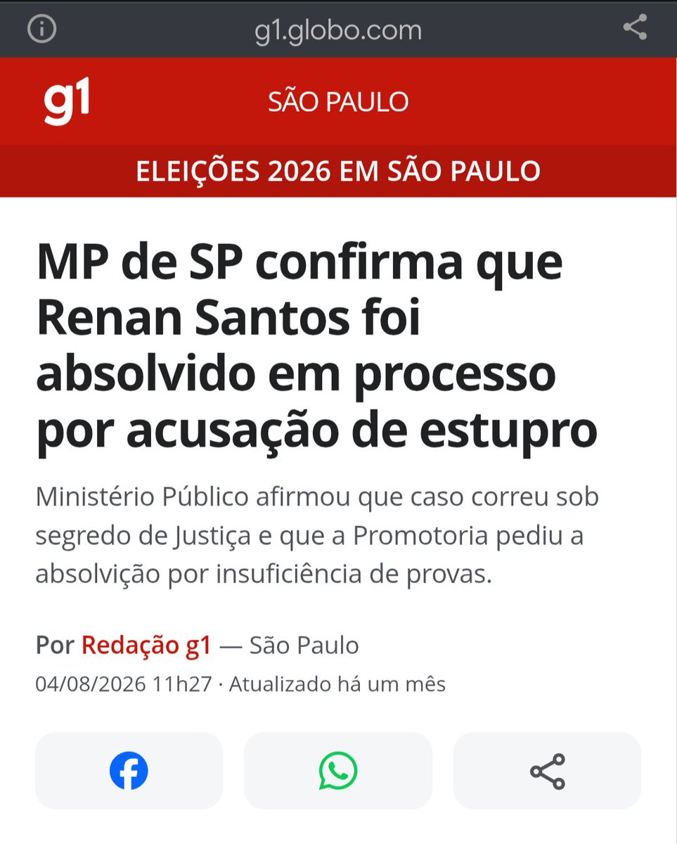 itsdarkrs's tweet photo. @DiMita20y @RF11l @brainletbr Ele não pagou no caso do estupro, pois não acharam nada...  Simples assim. 👍 https://t.co/Z14x9UEBZh