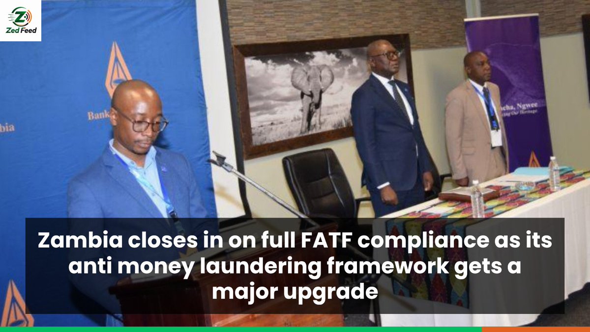 zedfeed3's tweet photo. Zambia has strengthened its anti money laundering framework after three areas were upgraded under FATF standards bringing the country into full or large compliance with 38 of 40 recommendations 🇿🇲 

#Zambia #Finance https://t.co/yIS04cjvoQ