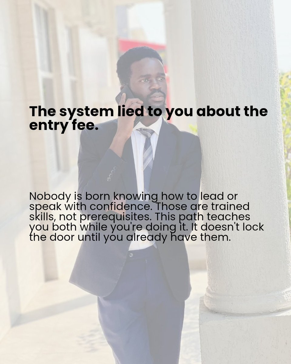 23John_stones's tweet photo. You were never missing qualifications. You were missing permission to start before you felt ready. That permission is free, take it.
#theultimateleadershipacademy #bethelight #NoExperienceNeeded #StartBeforeReady #MindsetShift https://t.co/MCYG4N2HWj