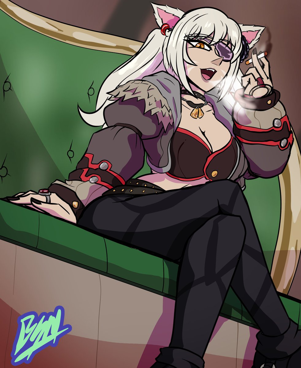 MamaLuigi2018's tweet photo. Art Order for @That_One_Fool of their Final Fantasy 14 WoL Iris! Adventurer and Smoker by trade! #FFXIV https://t.co/OSGvIcAEp4