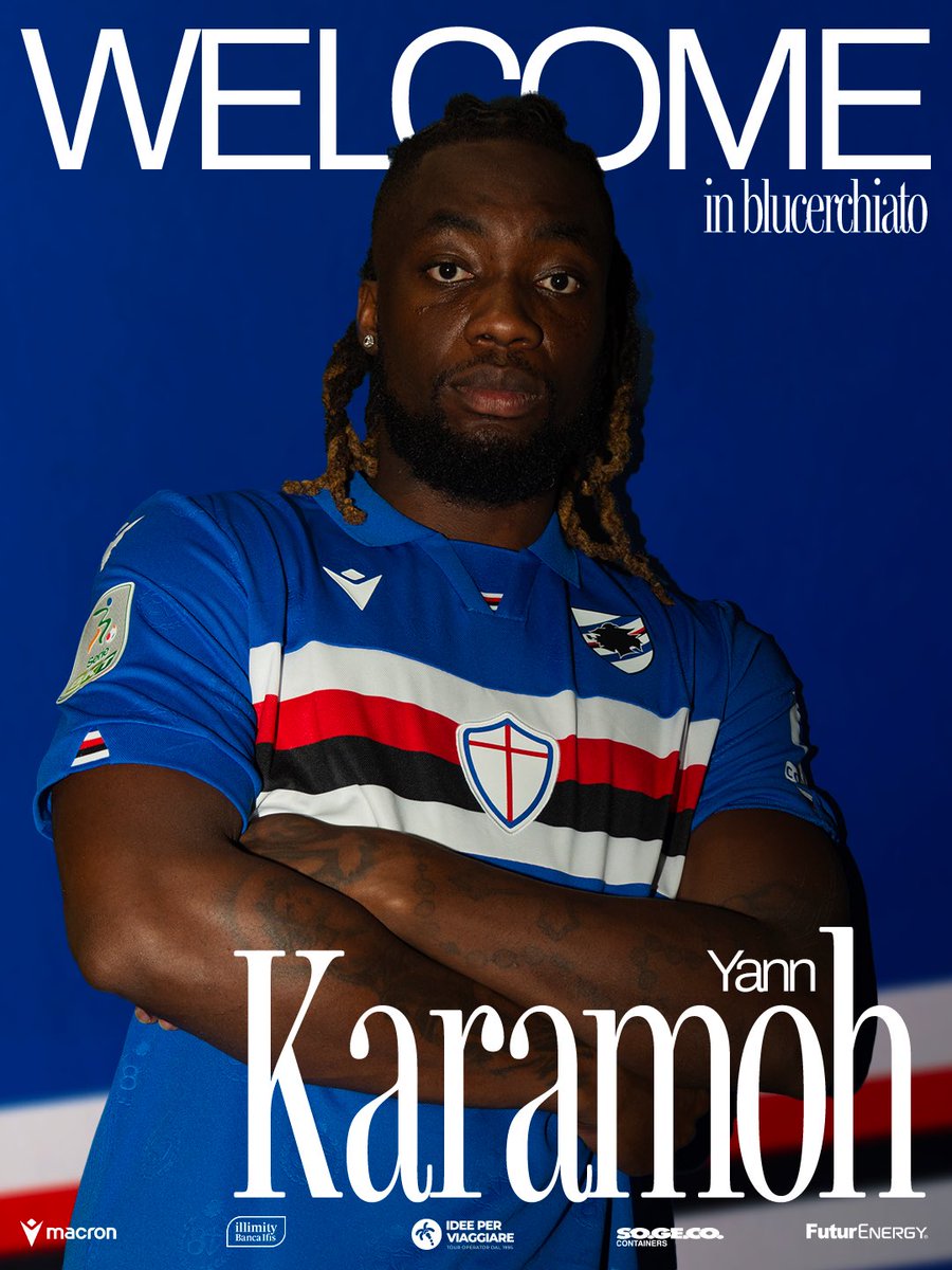 GazzettAzzurri's tweet photo. Yann Karamoh 🇫🇷 rejoint la Sampdoria (Serie B) en tant qu'agent libre ✅ https://t.co/ocPt8tct9V