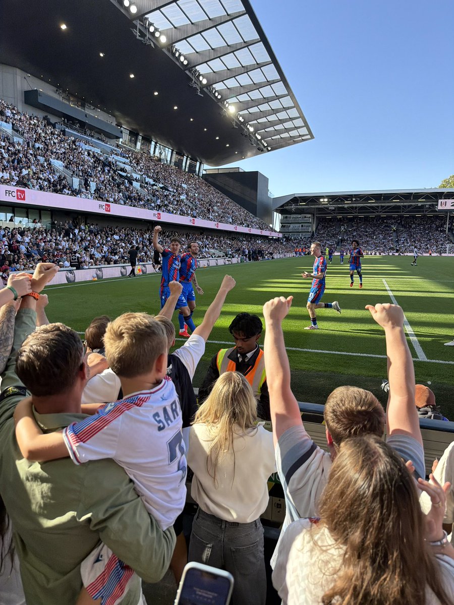 tyrickmitch's tweet photo. Quality pic of this dad and son in front of me today, let’s find them #CPFC https://t.co/wlDq82KNkN