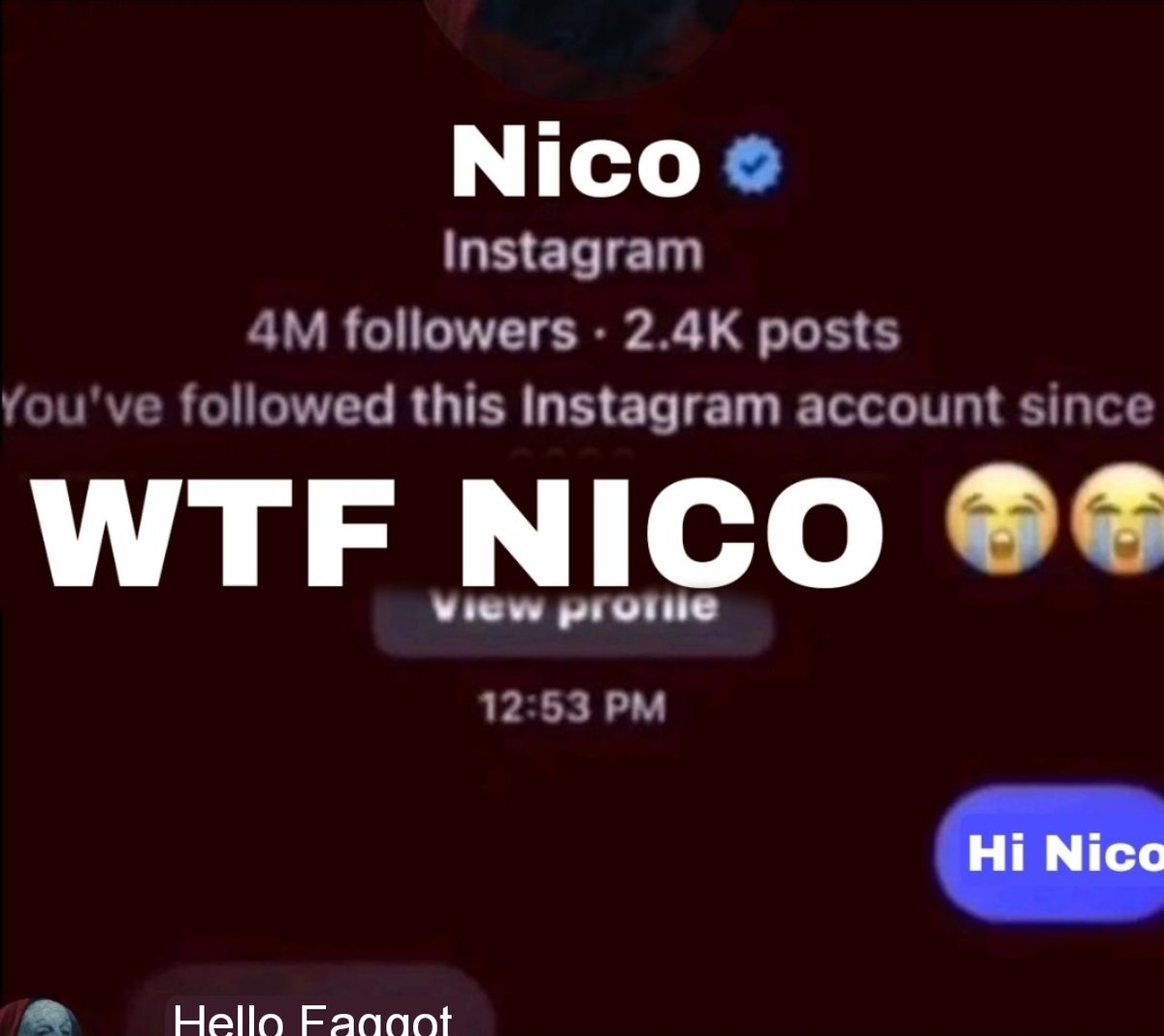 ScaledandIndy's tweet photo. WTF NICO 😭😭 https://t.co/Arx1GkXw48